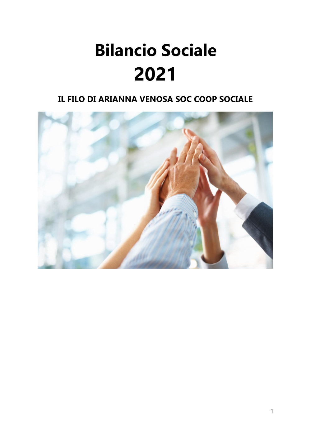 bilancio sociale 2021